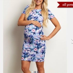 Pink Blush Maternity Dress